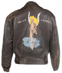 WWII USAAF 8th Air Force Veteranâ€™s Painted Leather Jacket