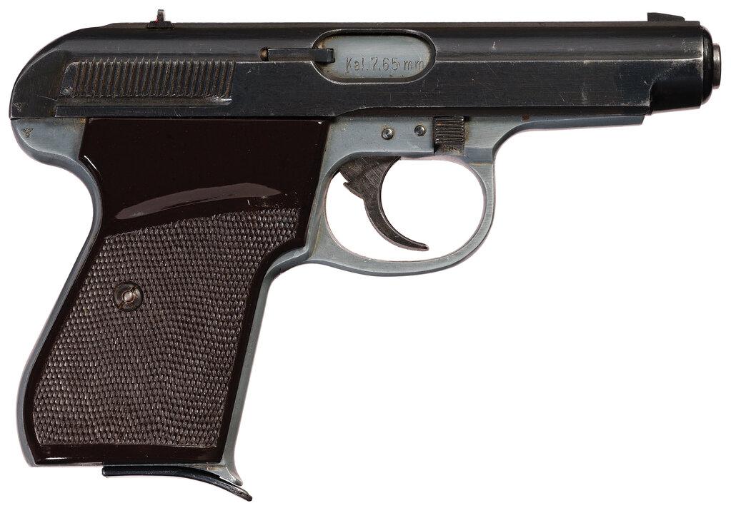 World War II Gustloff-Werke Pistol with Matching Magazine