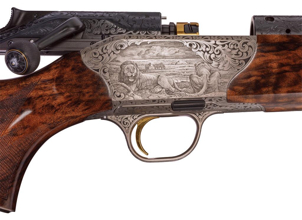 Signed Master Dangerous Game Scene Engraved Blaser R8 Rifle