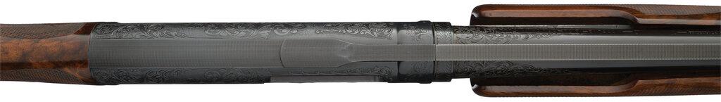 A. Griebel Engraved/Gold Inlaid Winchester Model 12 Shotgun