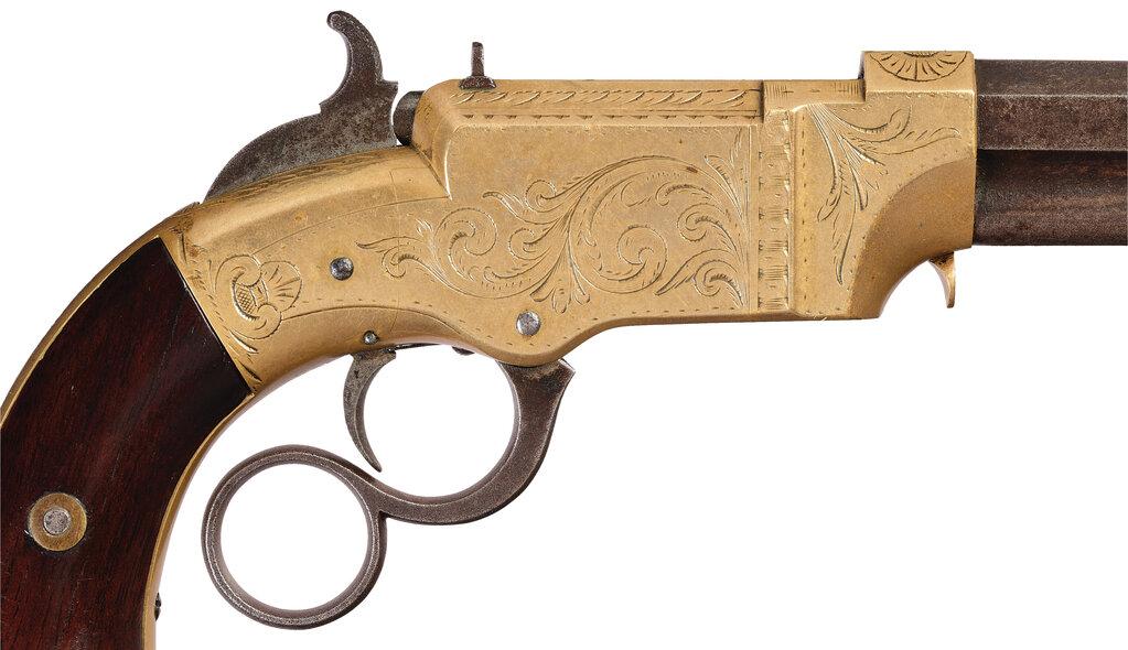 Factory Engraved New Haven Arms Company Volcanic No. 1 Pistol