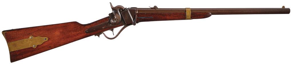 Sharps Model 1852 Slant Breech Percussion Saddle Ring Carbine