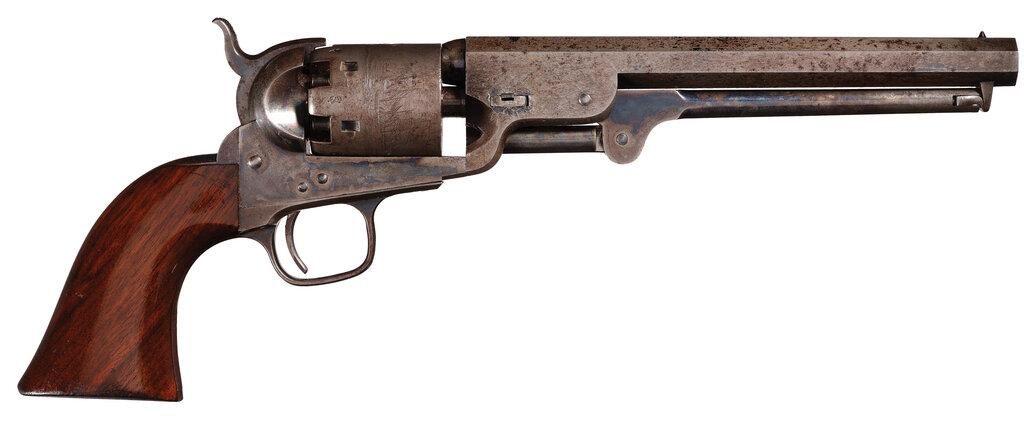 Cased Colt London Model 1851 Navy Percussion Revolver