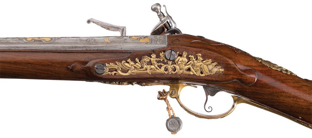 Flintlock Sporting Gun by J.J. Behr