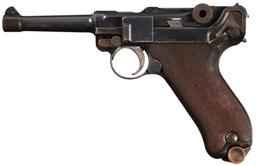 German DWM 1908 First Issue Military Luger Pistol