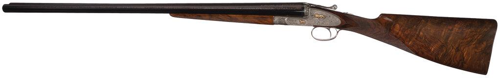 Engraved Vincenzo Bernardelli Sidelock Double Barrel Shotgun