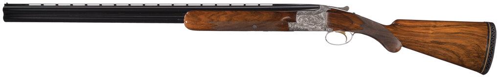 Engraved Belgian Browning Grade V "Diana" Superposed Shotgun