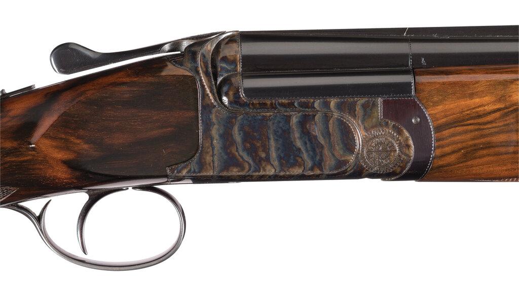 Perazzi Model MX8 Over/Under Two Barrel Set Shotgun