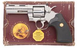 Colt Python Double Action Revolver with Box and Factory Letter