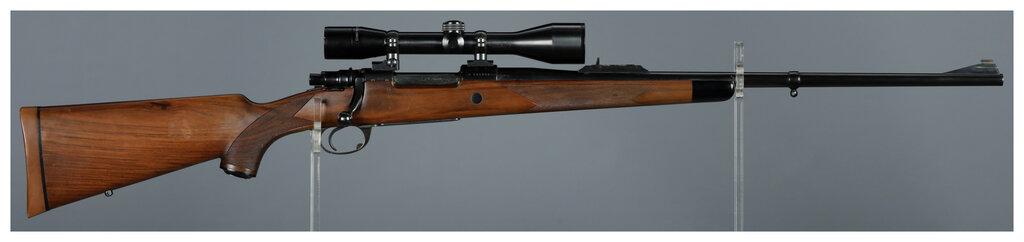 Two Bolt Action Rifles with Scopes