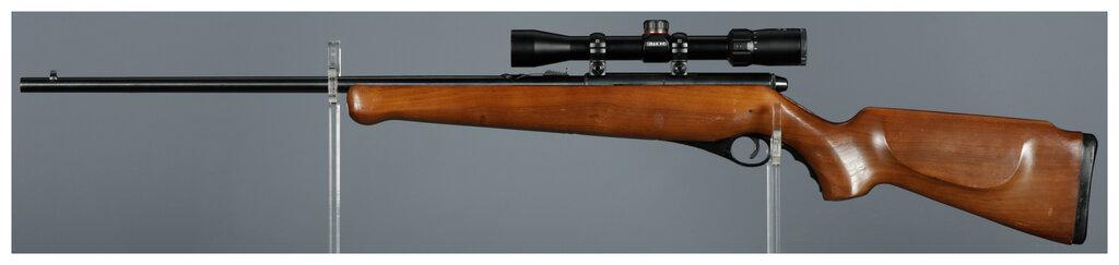 Three American Rimfire Rifles with Scopes