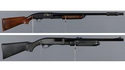 Two Remington Slide Action Shotguns