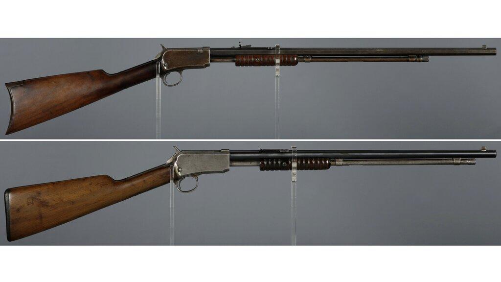 Two Winchester Slide Action Rifles