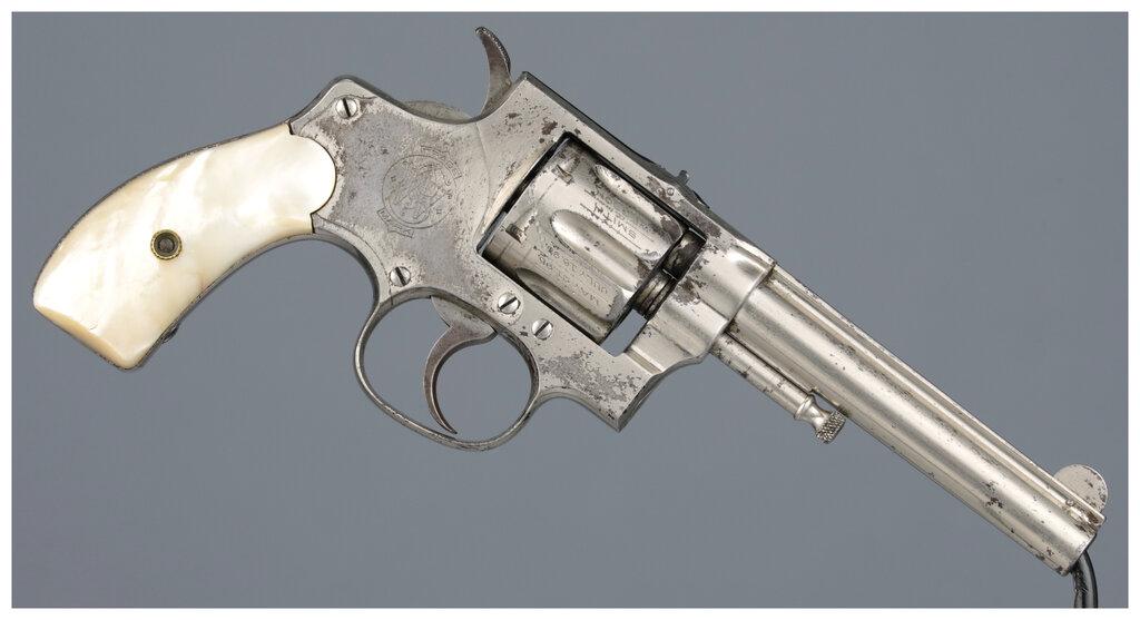 Two Smith & Wesson .32 Hand Ejector First Model Revolvers