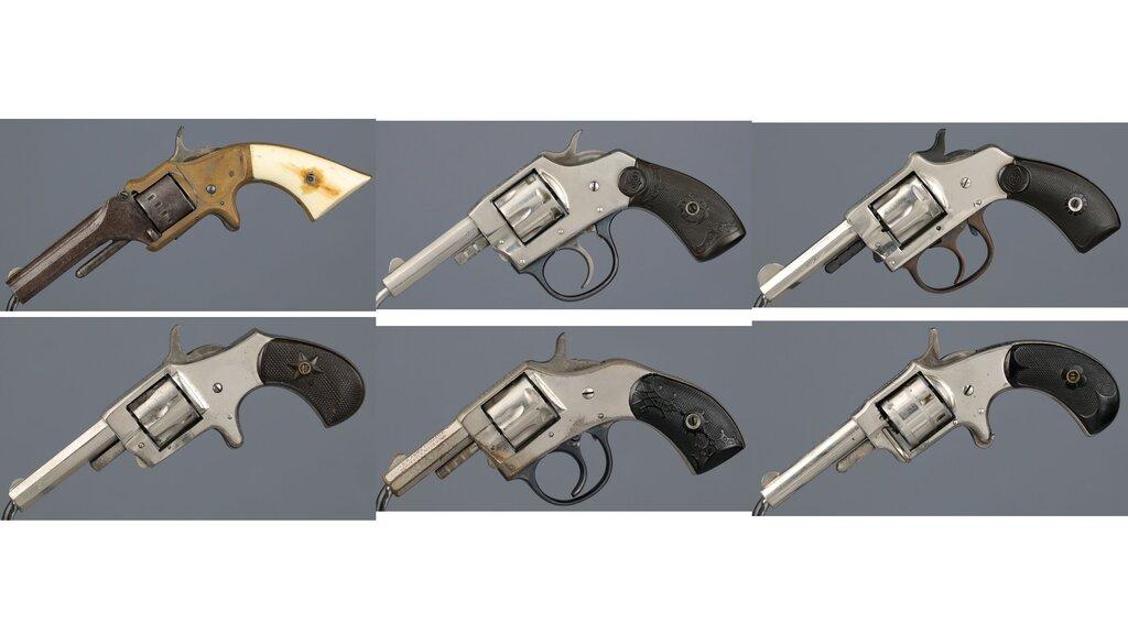 Six American Rimfire Revolvers