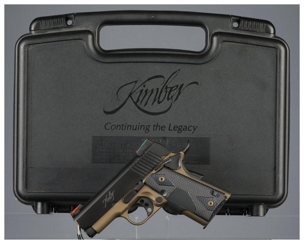 Two Kimber Semi-Automatic Pistols with Cases