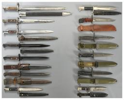 Group of Assorted Military Pattern Edged Weapons