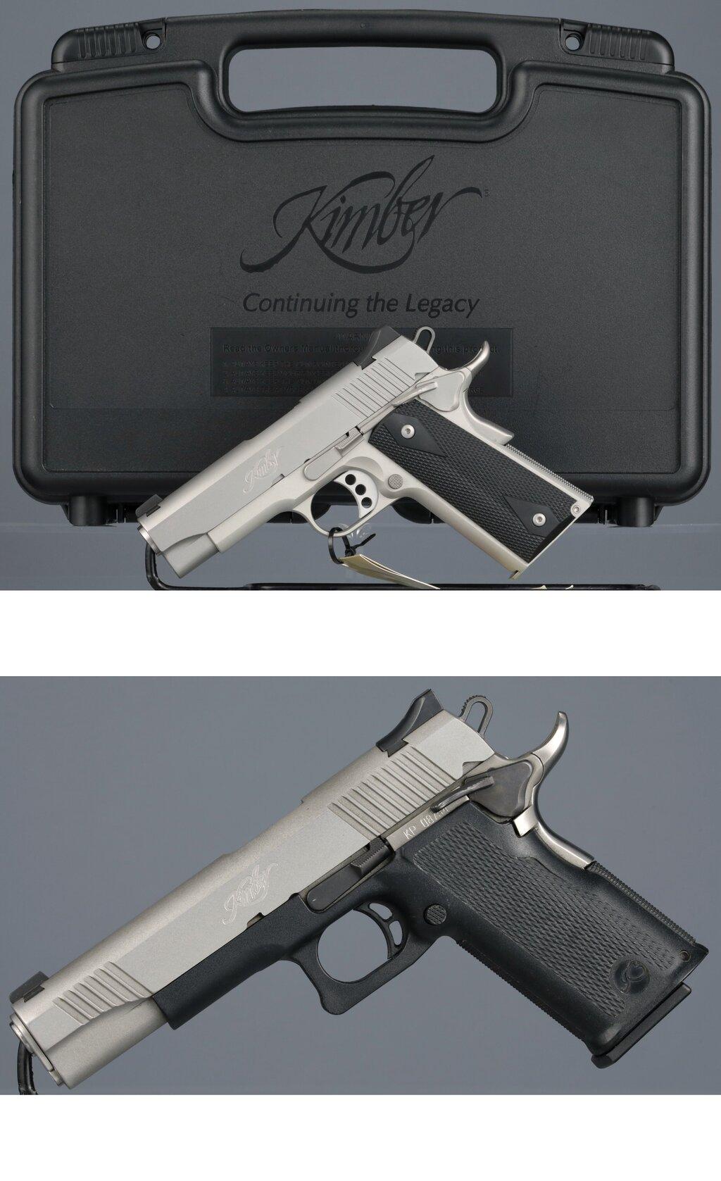 Two Kimber Semi-Automatic Pistols