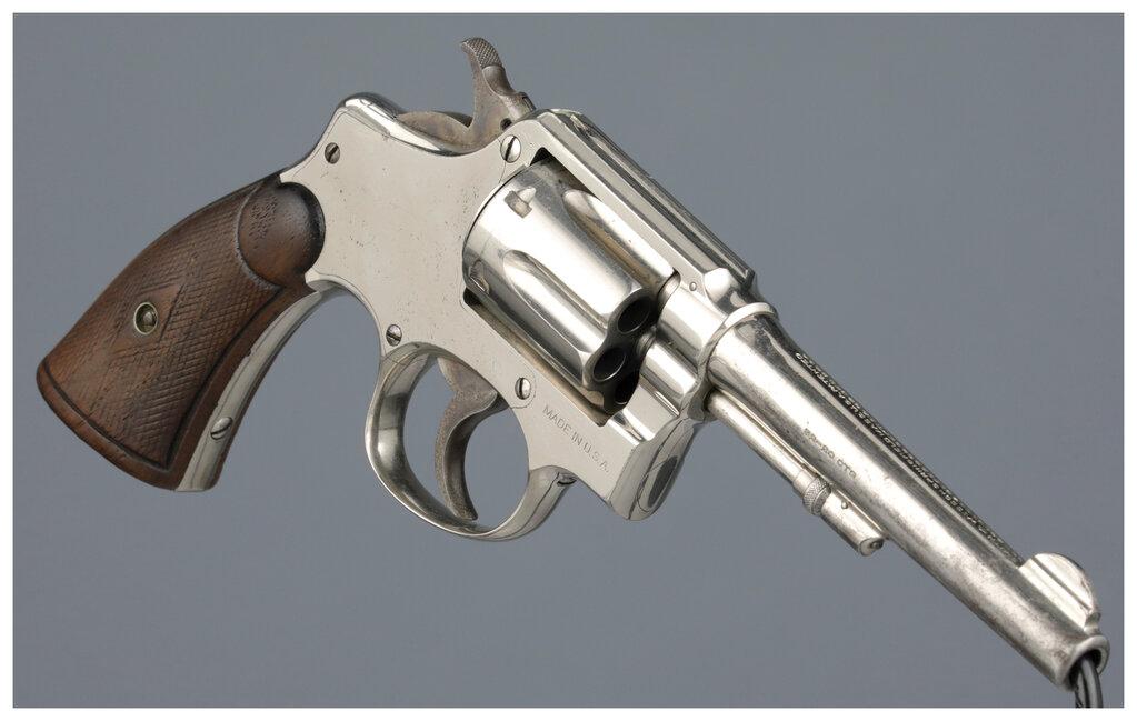 Two Smith & Wesson Double Action Revolvers