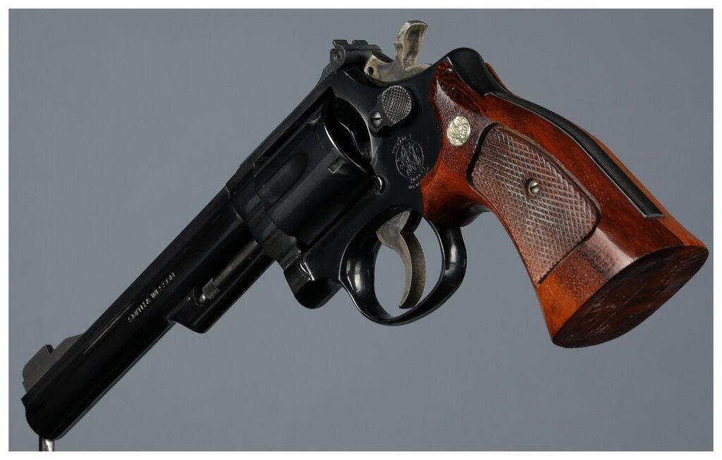 Two Smith & Wesson Double Action Revolvers