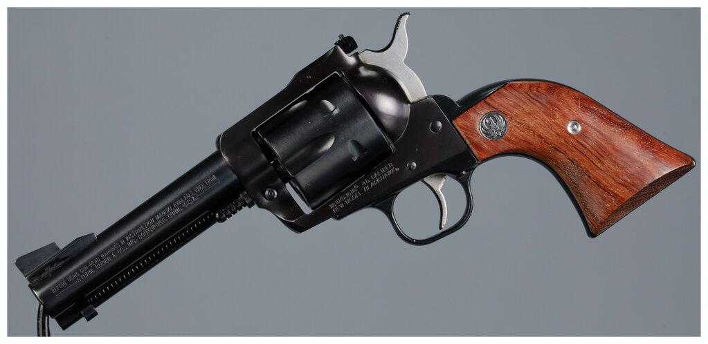 Two Ruger Single Action Revolvers with Belt Rigs