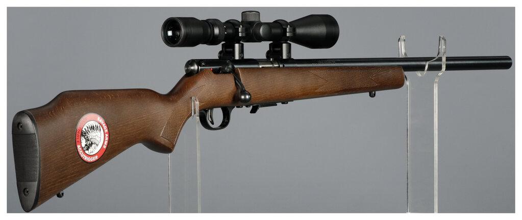 Four Bolt Action Rifles