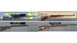 Four Bolt Action Rifles