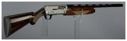 Belgian Browning Silver Hunter Semi-Automatic 20 Gauge Shotgun