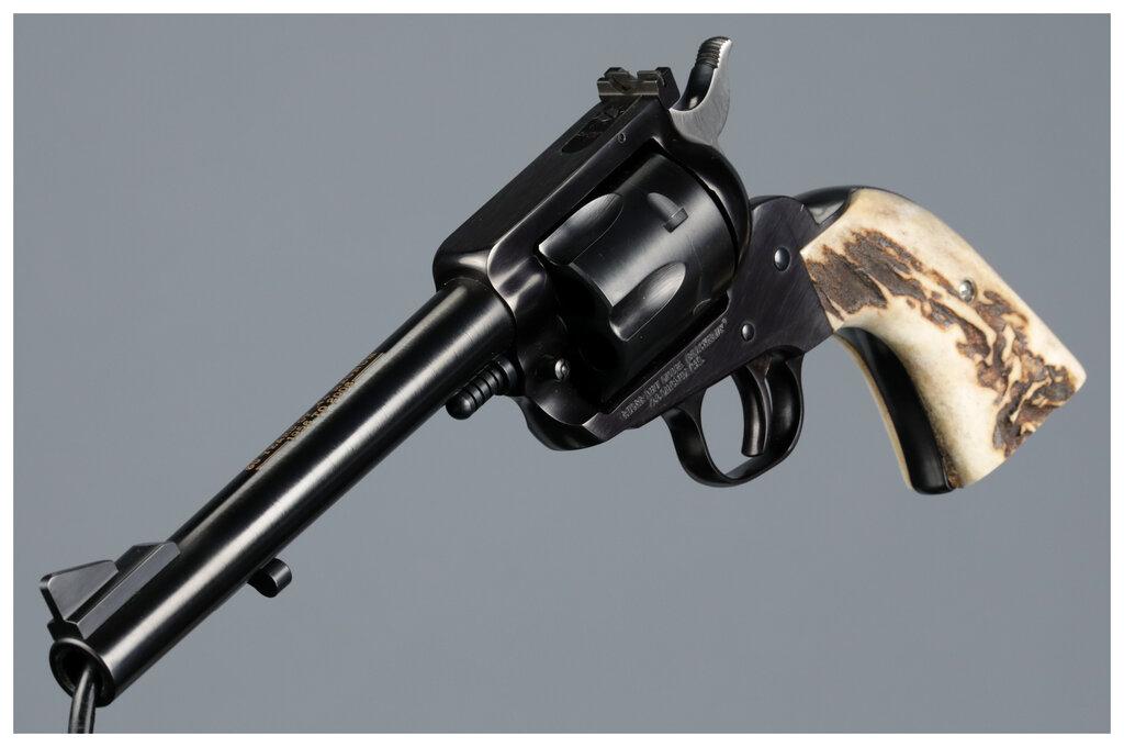 Two Ruger New Model Blackhawk 50th Anniversary Revolvers