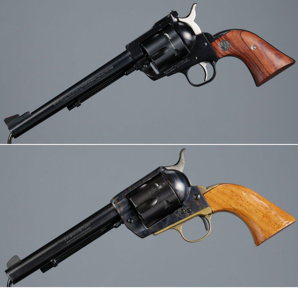 Two Single Action Revolvers