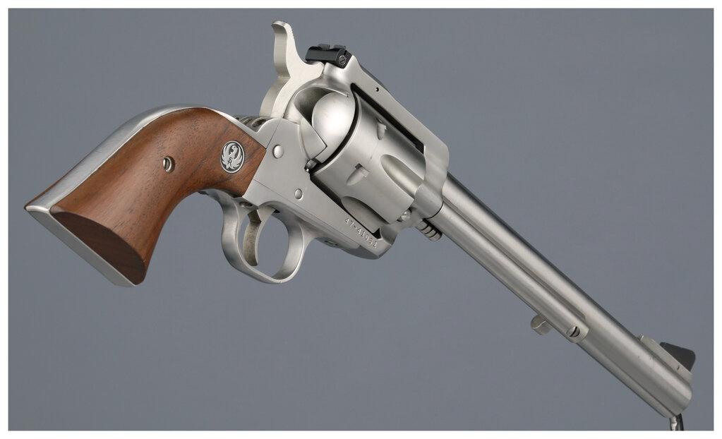 Two Ruger Single Action Revolvers with Boxes