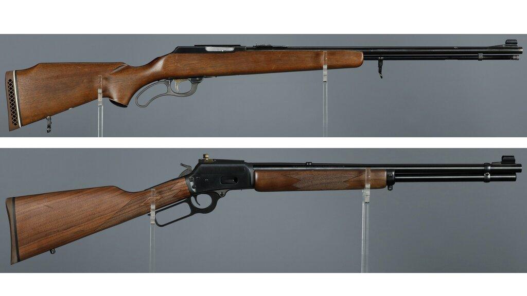 Two Marlin Lever Action Rifles