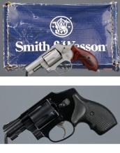 Two Smith & Wesson Double Action Revolvers