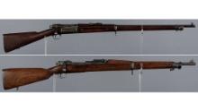 Two U.S. Springfield Armory Bolt Action Military Rifles