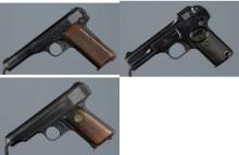 Three European Semi-Automatic Pistols