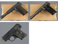 Three European Semi-Automatic Pistols