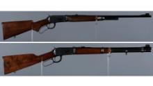 Two Winchester Lever Action Long Guns