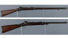 Two U.S. Springfield Trapdoor Military Long Arms