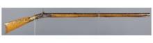 Blackhawk War Attributed Rutter Marked Percussion Long Rifle