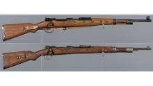 Two Mauser Bolt Action Rifles