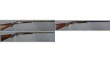 Three Parker Brothers Double Barrel Shotguns