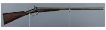 Henry W. Egg Rotary Underlever Double Barrel Hammer Shotgun