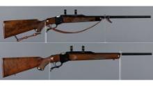 Two Ruger No. 1 Single Shot Rifles