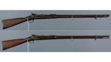 Two U.S. Springfield Trapdoor Military Rifles