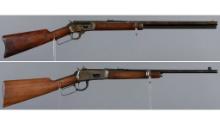 Two American Lever Action Long Guns