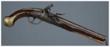 Engraved L. Lova Flintlock Pistol