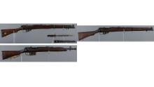 Three Lee-Enfield Pattern Bolt Action Long Guns