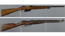 Two Military Pattern Bolt Action Rifles