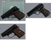 Three CZ Semi-Automatic Pistols