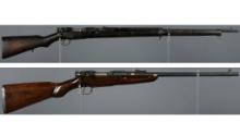 Two Japanese Arisaka Bolt Action Rifles